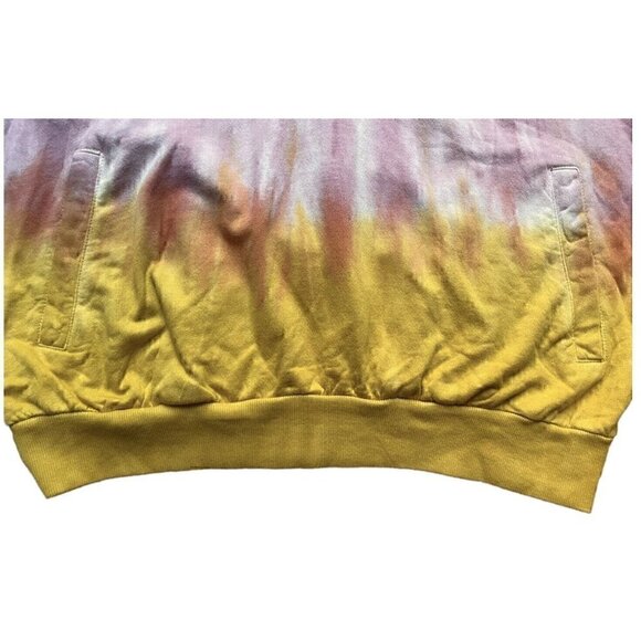 NWT Young Fabulous & Broke Piper Ombré Tie Dye Oversized Cowl Hoodie Women’s XS - Picture 8 of 12